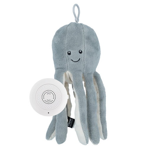 Olly (Sea grey) - Doudou cardiaque rechargeable