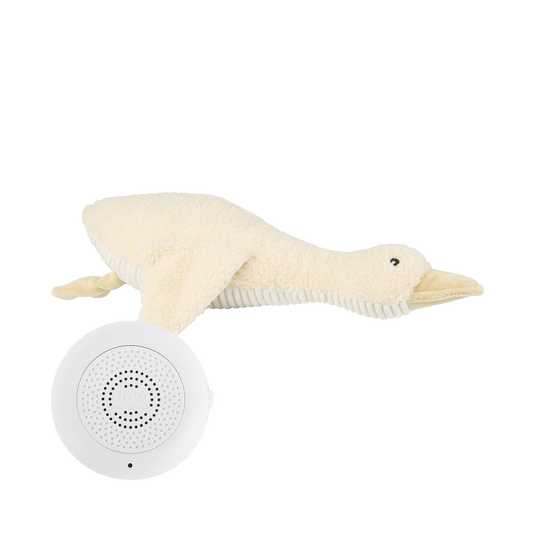 Liva (beige) - Doudou à rythme cardiaque rechargeable