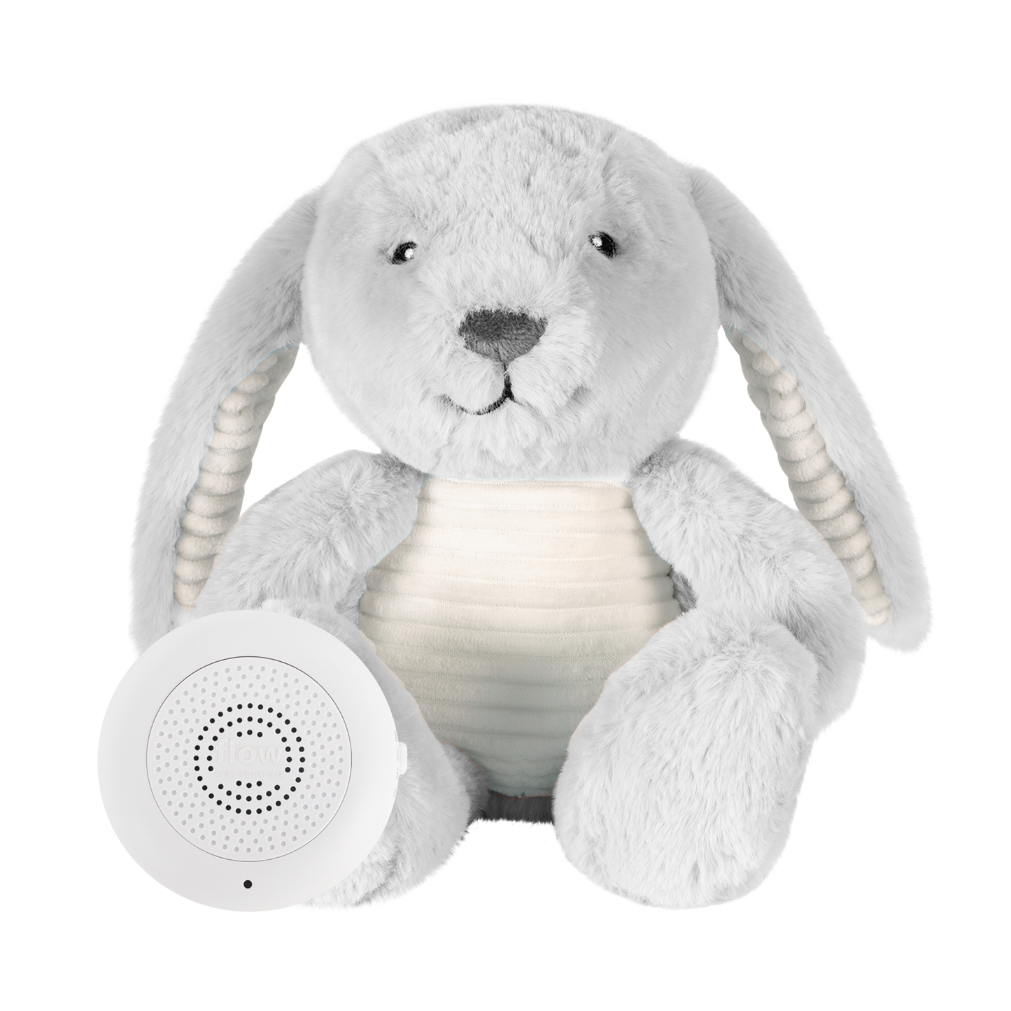 Milo (gris) - Doudou à rythme cardiaque rechargeable