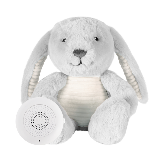 Milo (gris) - Doudou à rythme cardiaque rechargeable