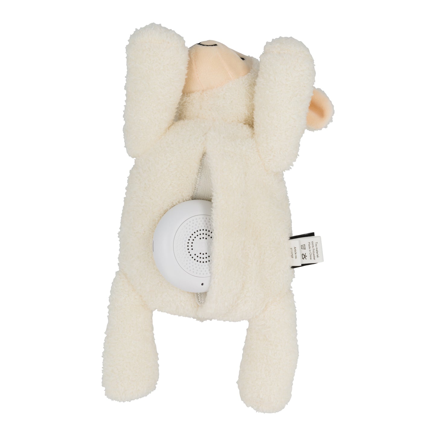 Rosie (beige) - Doudou à cœur battant rechargeable