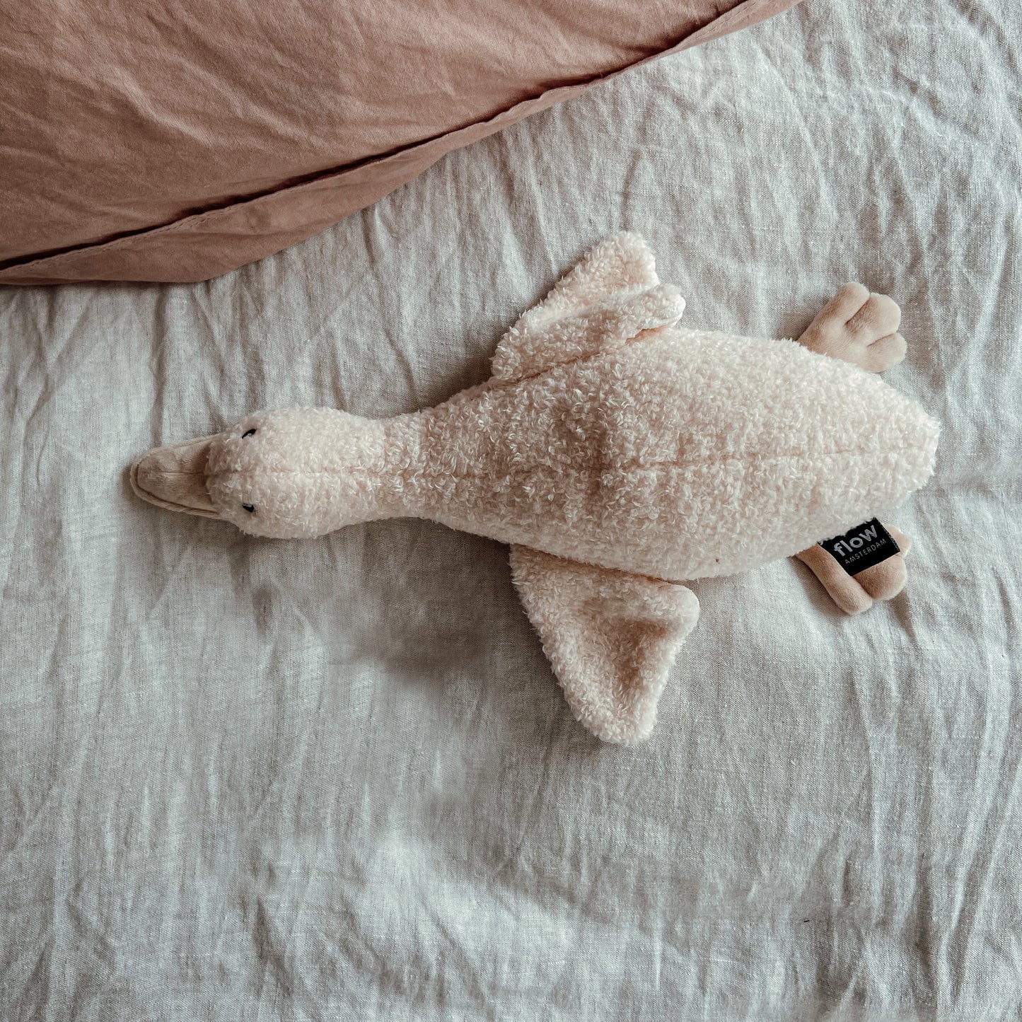 Liva (beige) - Doudou à rythme cardiaque rechargeable