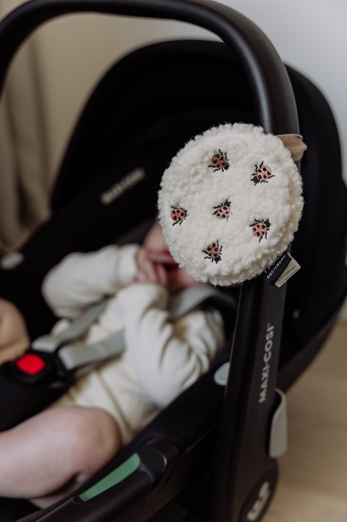 Ted - Doudou sur le pouce (coccinelle)