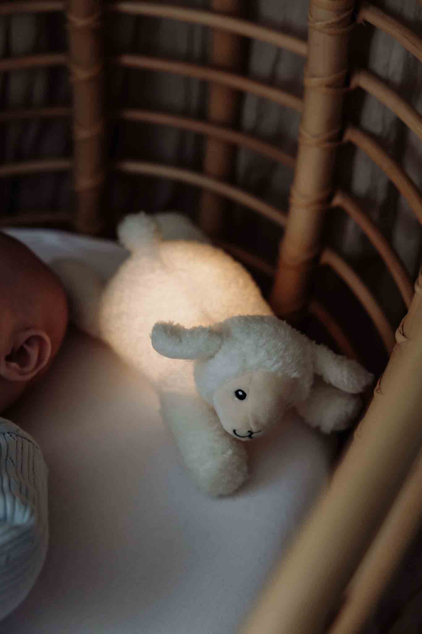 George (rose) - Veilleuse en peluche