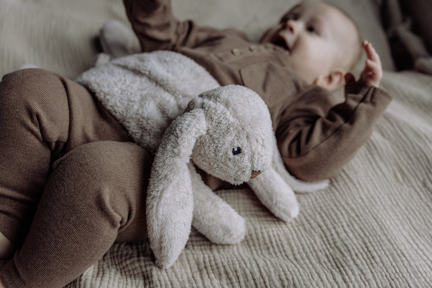Milo (blush) - peluche chauffante