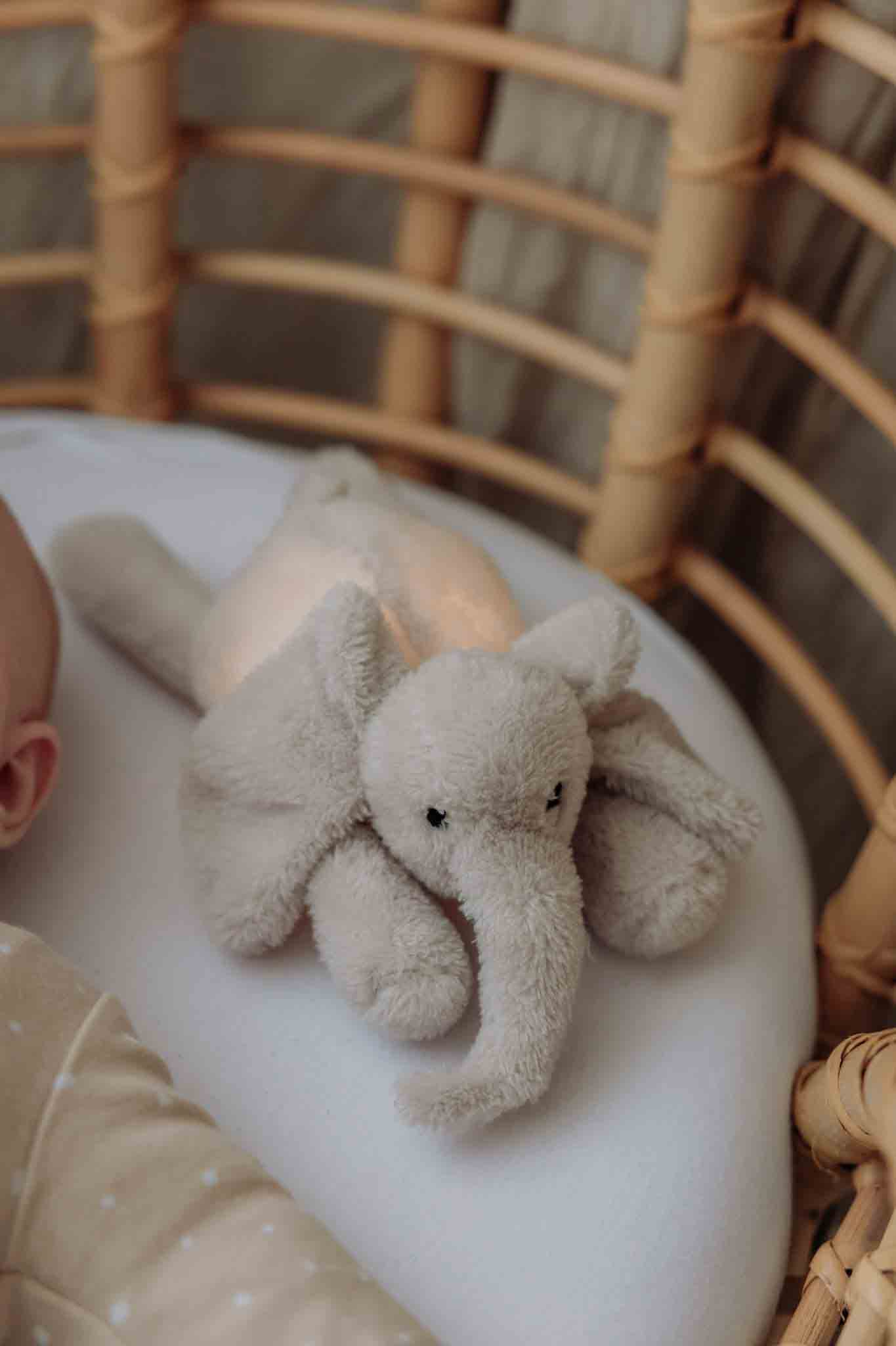 George (rose) - Veilleuse en peluche