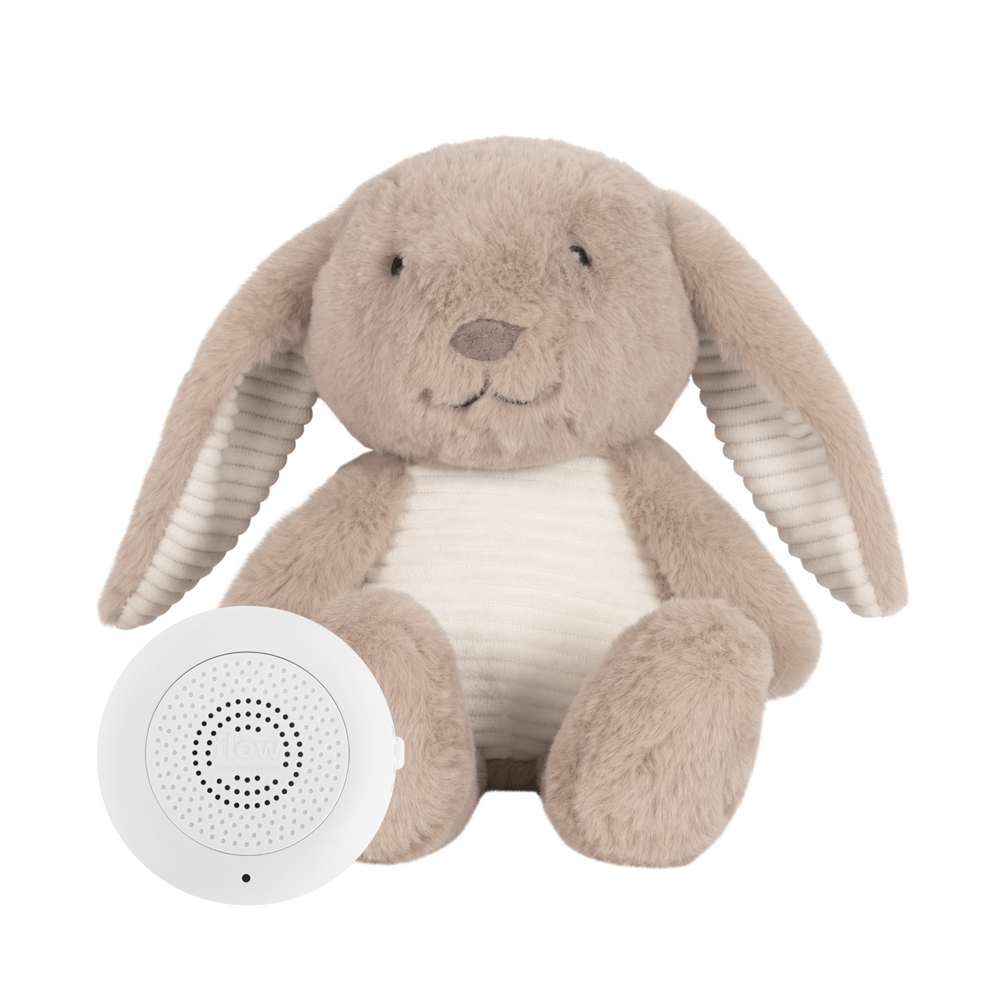 Milo (marron) - Doudou à cœur battant rechargeable