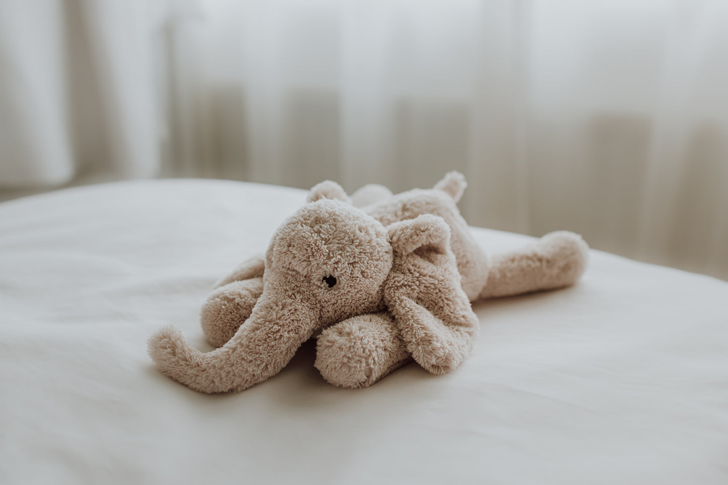 George (blush) - Doudou à cœur battant rechargeable