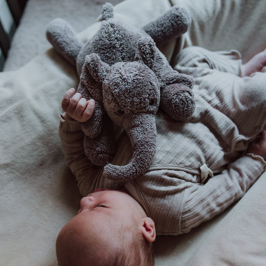 George (gris) - Doudou cardiaque rechargeable