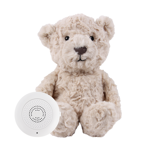 Lou (beige) - Doudou à rythme cardiaque rechargeable