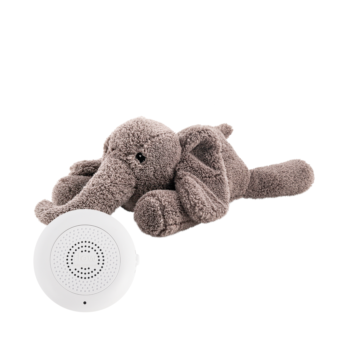 George (gris) - Doudou cardiaque rechargeable