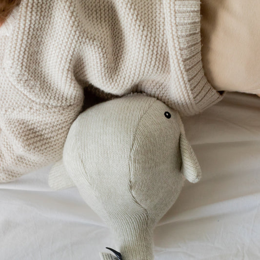 Moby (gris) - Doudou cardiaque rechargeable