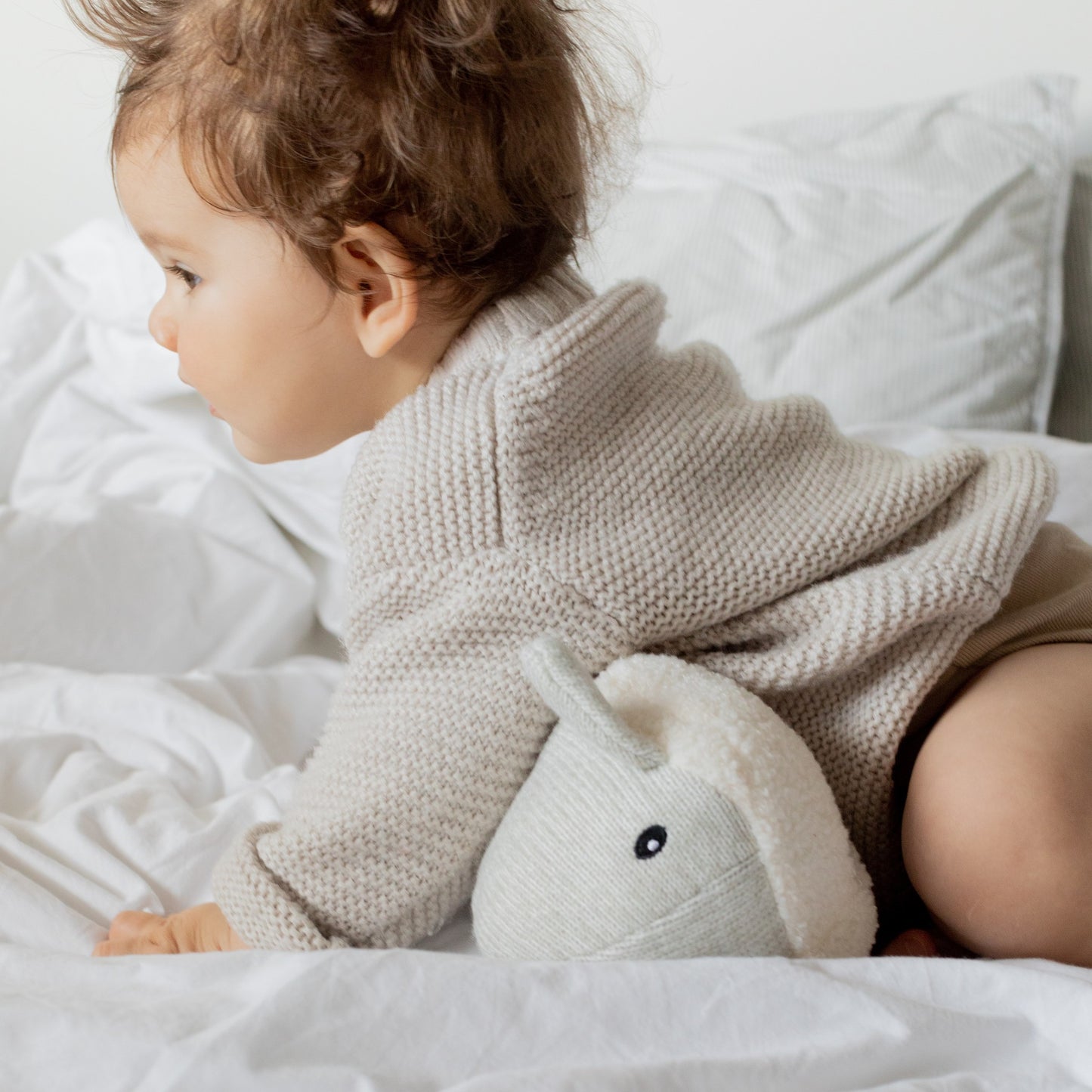 Moby (gris) - Doudou cardiaque rechargeable