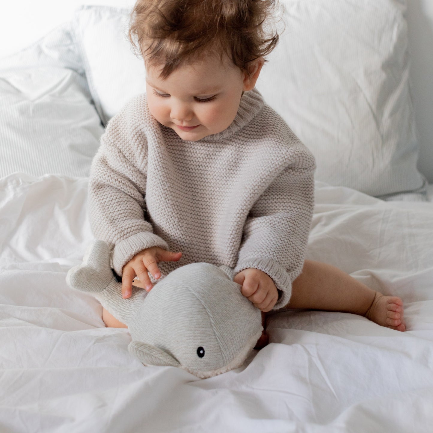 Moby (gris) - Doudou cardiaque rechargeable