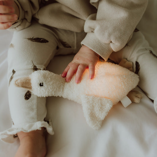 Liva (beige) - Veilleuse en peluche
