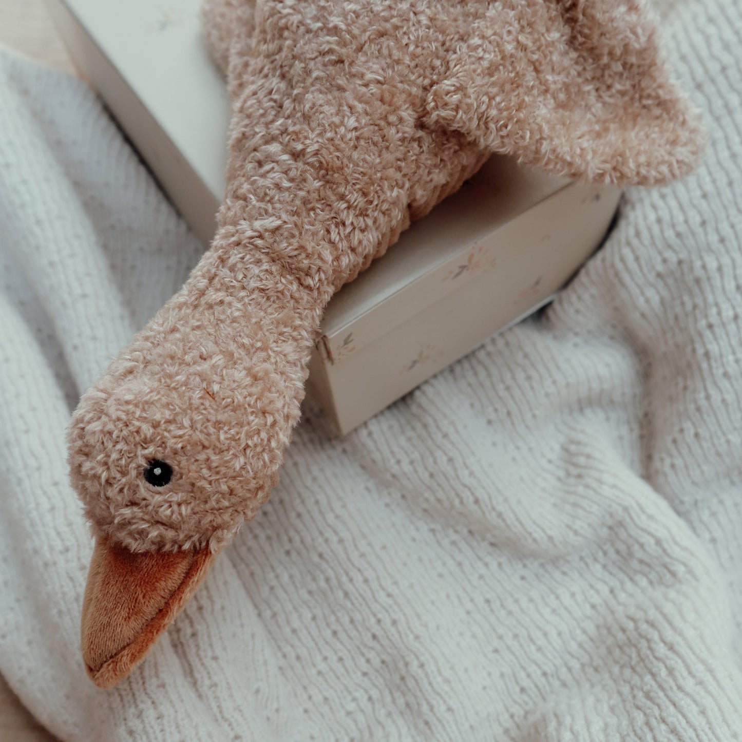Liva (marron) - Doudou cardiaque rechargeable